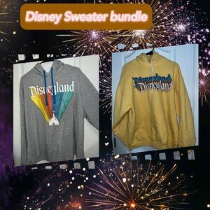 Disney Gray and Yellow Hoodies Bundle